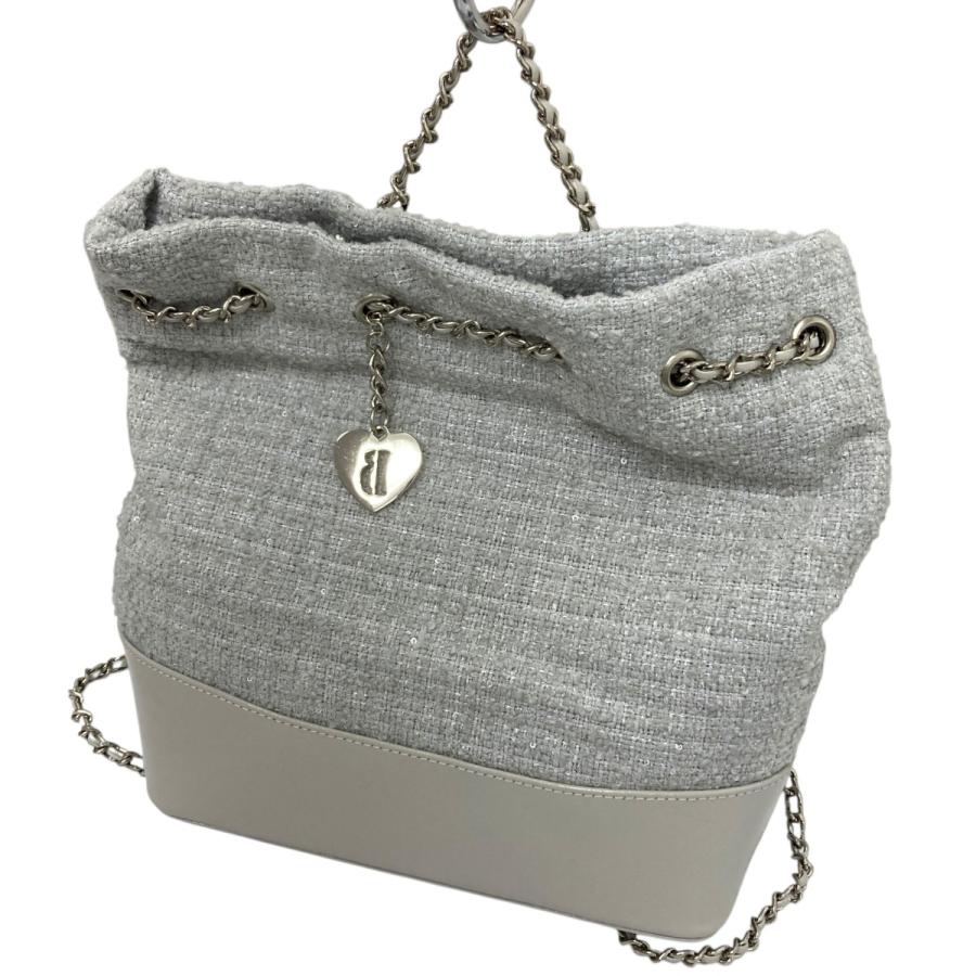 ザバーネット The Barnnet TWEED DRAWSTRING CHAIN BACKPACK ツイード