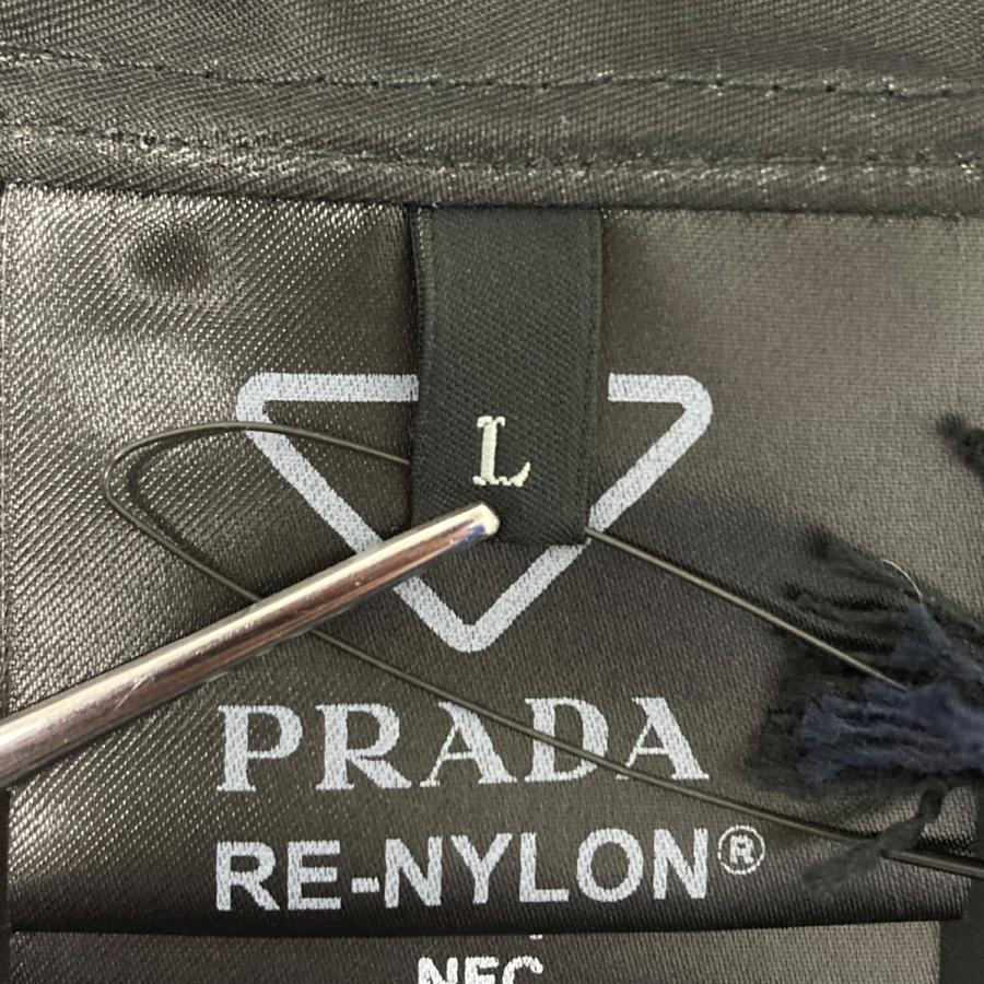 PRADA ナイロンシャツ　サイズL PRADA（プラダ） ナイロンシャツ ブラック サイズ：L : カインドオル