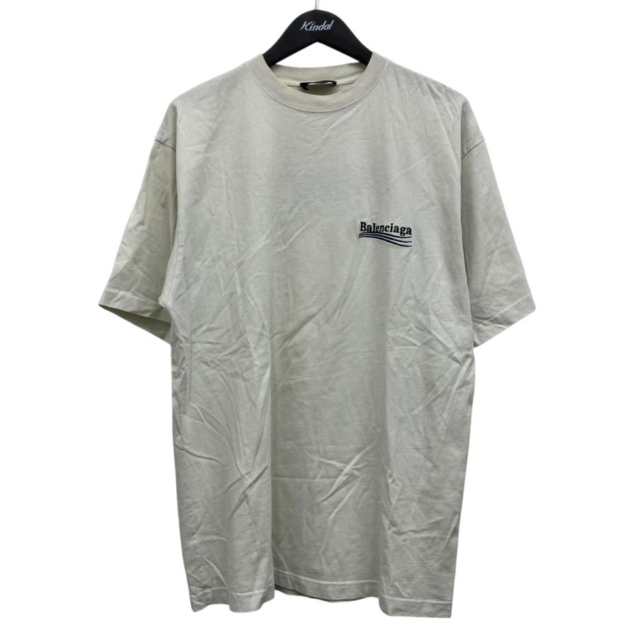 BALENCIAGA ロゴ Tシャツ ホワイト　XS BALENCIAGA（バレンシアガ） キャンペーンロゴTシャツ ホワイト サイズ
