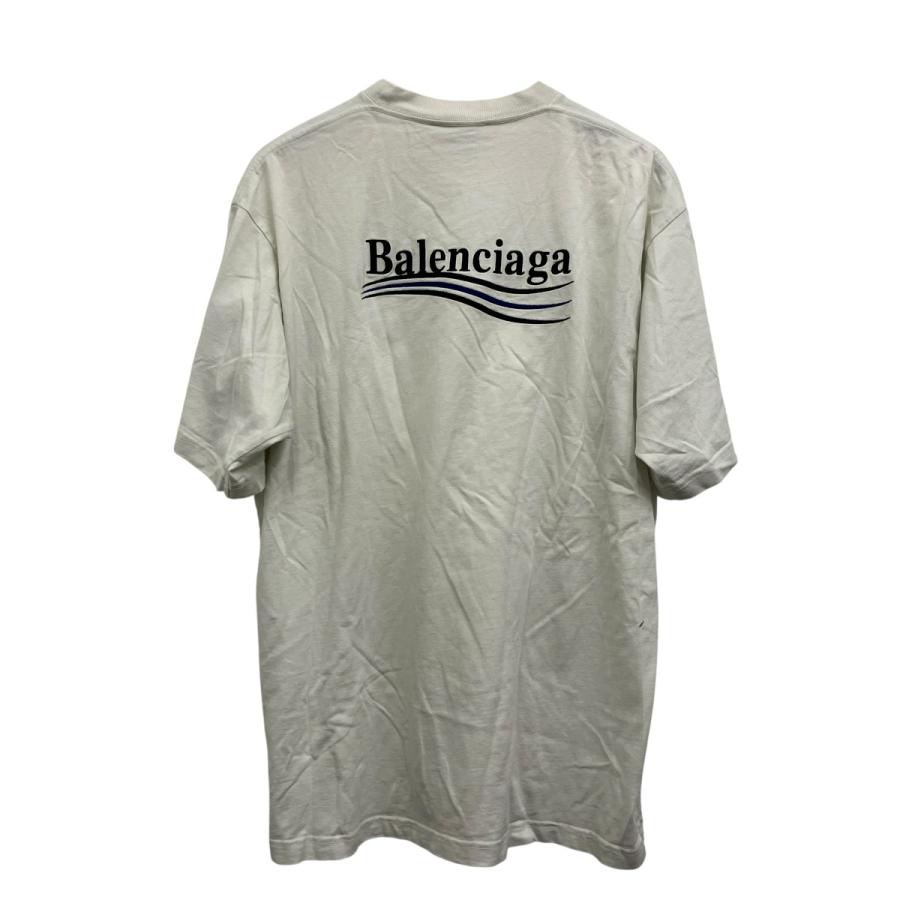 BALENCIAGA ロゴ Tシャツ ホワイト　XS BALENCIAGA（バレンシアガ） キャンペーンロゴTシャツ ホワイト サイズ