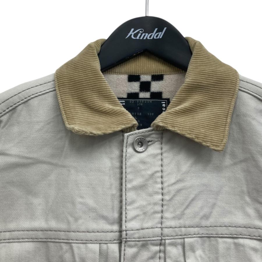 sacai（サカイ） sacai×BEYONDEXX デニムジャケット グレー サイズ：3