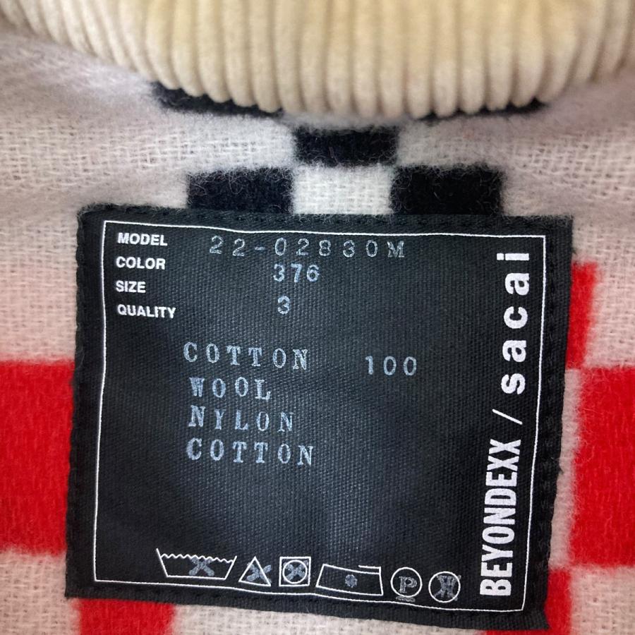 sacai（サカイ） sacai×BEYONDEXX デニムジャケット グレー サイズ：3