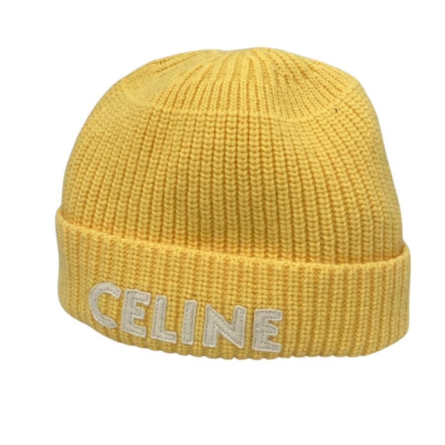 CELINE（セリーヌ） ニット帽 イエロー サイズ：- : カインドオルYahoo