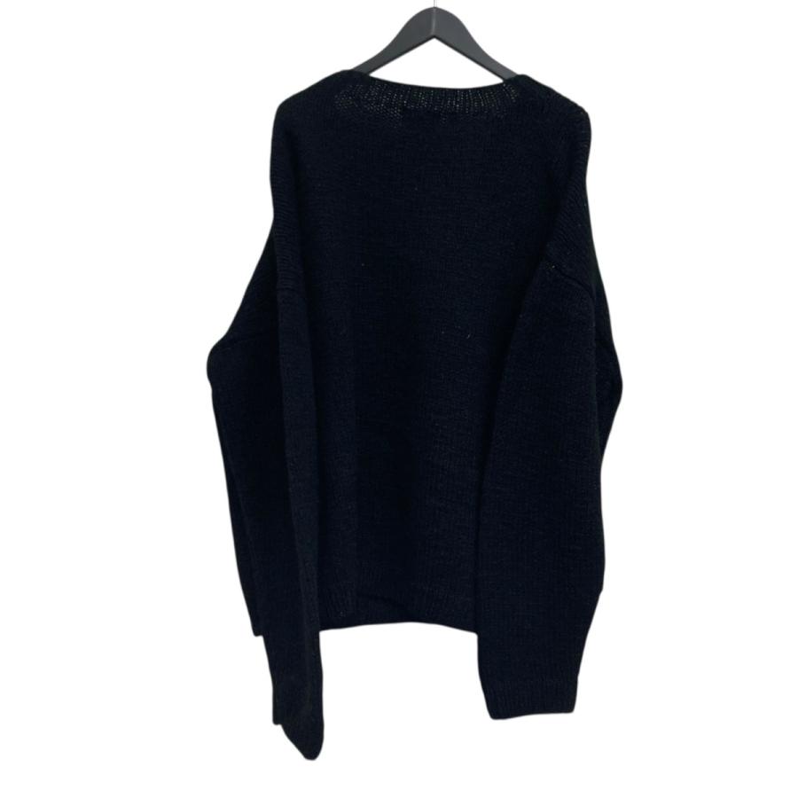 MAC MAHON KNITTING フラワーデザインニット ブラック : カインドオル