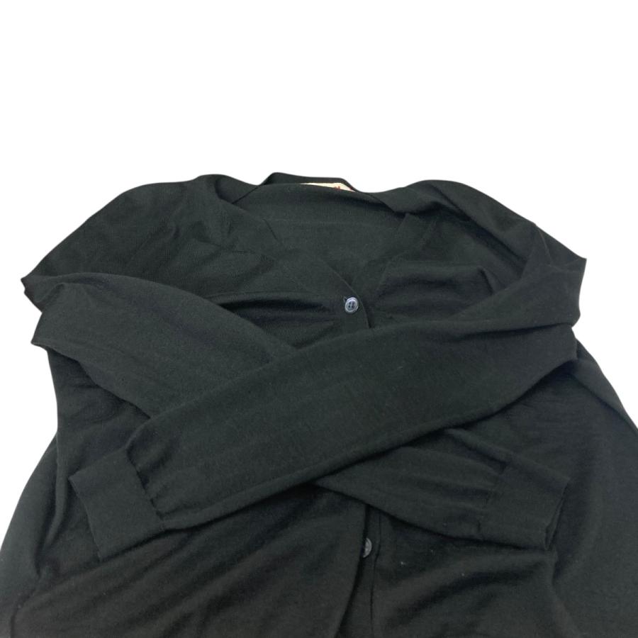 MARNI マルニ シルク混 バージンウール カーディガン ブラック MARNI マルニ シルク混 バージンウール カーディガン ブラック