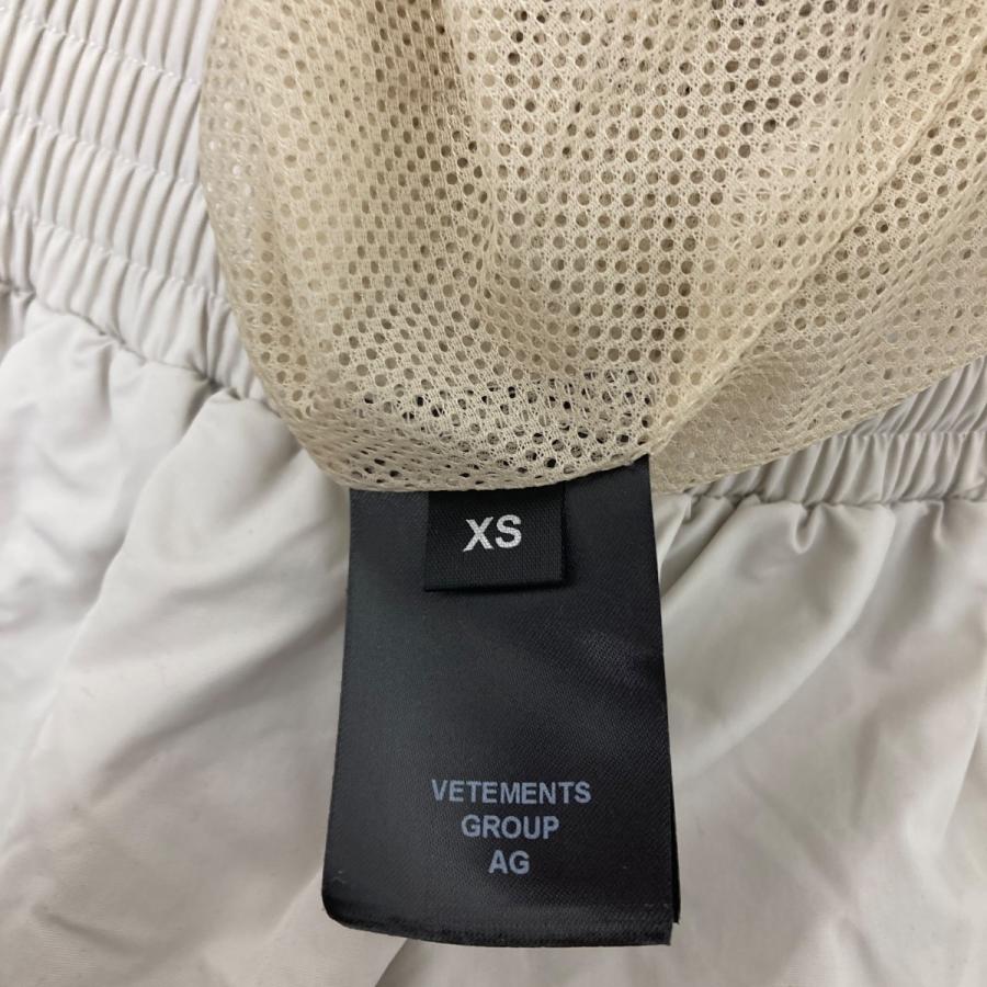 ヴェトモン VETEMENTS トラックジャケット グレー サイズ：XS