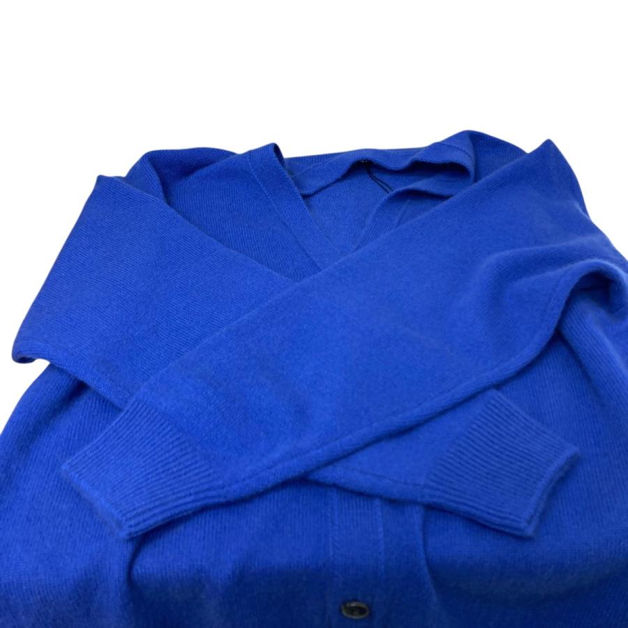 美品❗️ オーラリー　ニットカーディガン　ブルー　4サイズ AURALEE（オーラリー） AURALEE BABY CASHMERE KNIT CARDIGAN ニット