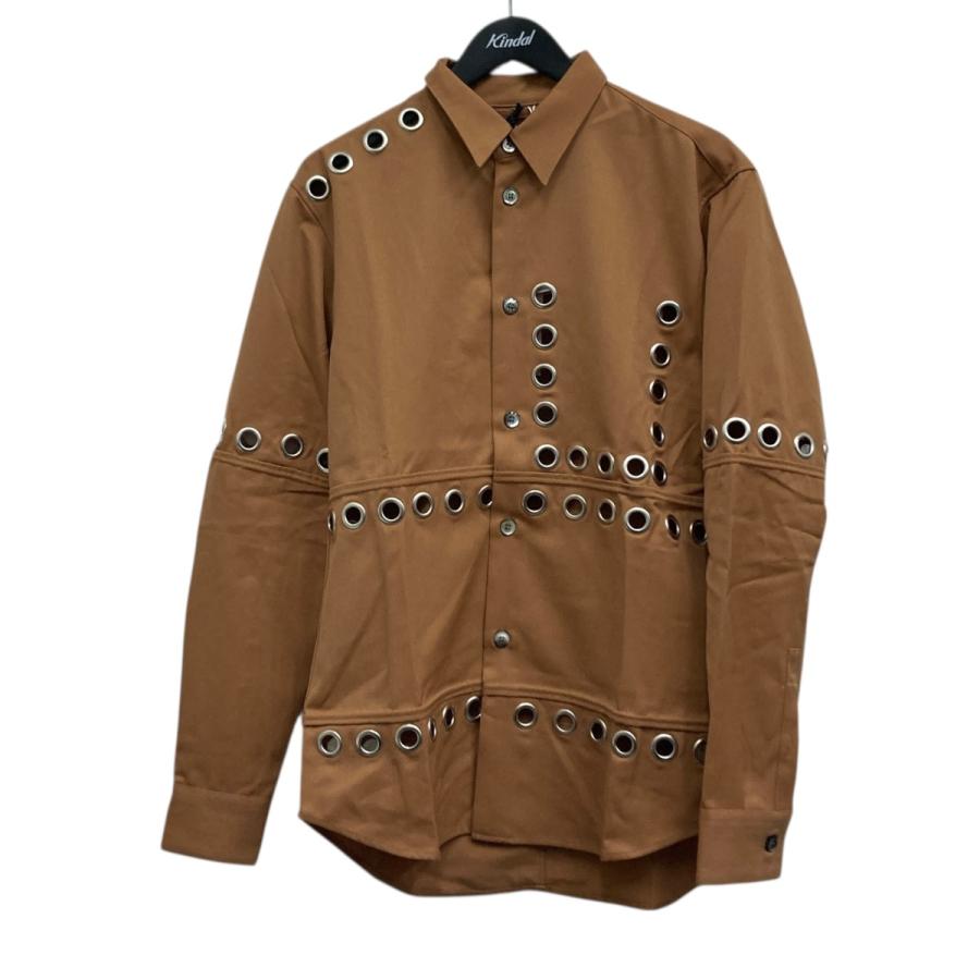 プロナウンス PRONOUNCE シャツジャケット ブラウン サイズ：M