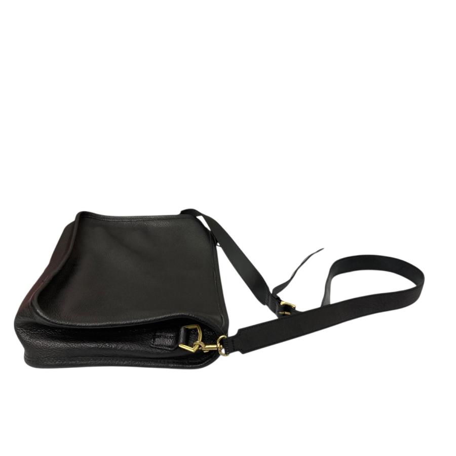 フォルメ forme BANKS L レザーショルダーバッグ ブラック