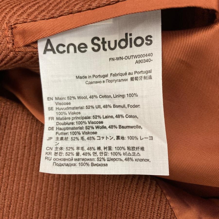 Acne Studios（アクネ ストゥディオズ） ウールコート ブラウン サイズ