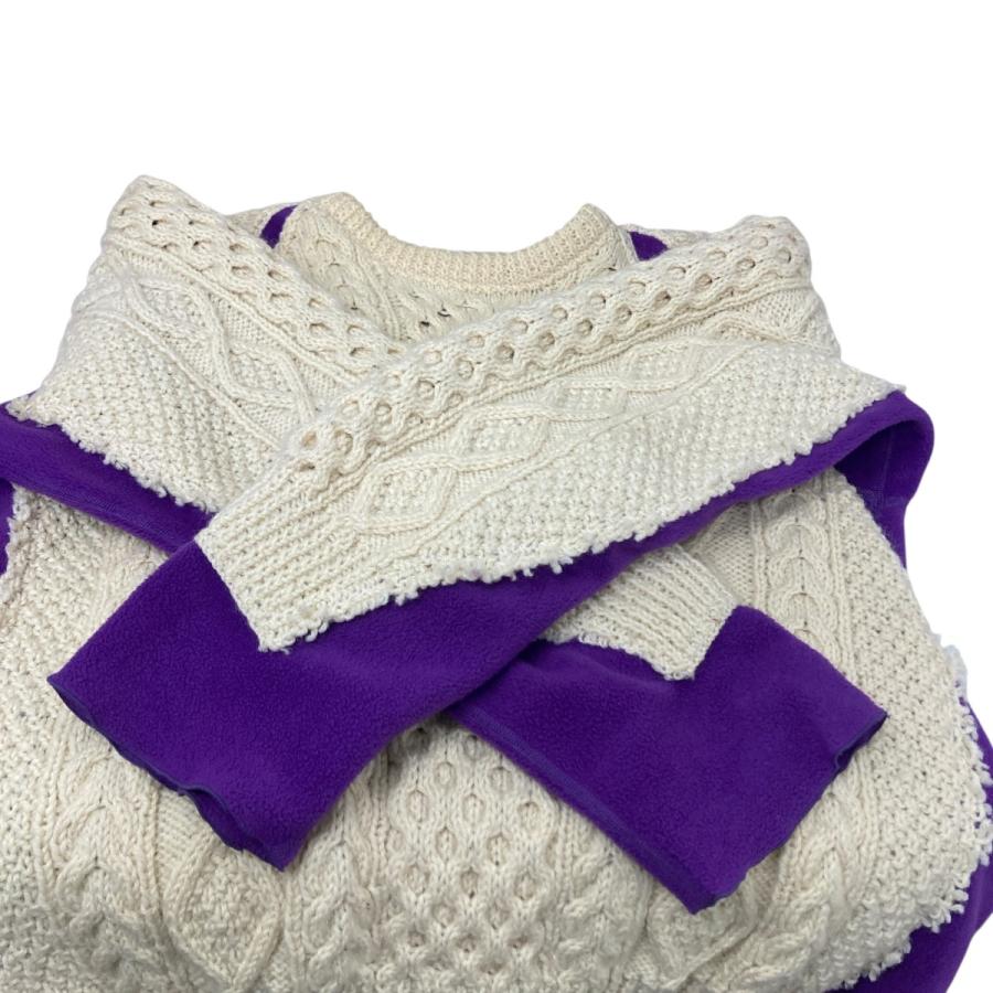 Rebuild by Needles フィッシャーマン　ニット セーター L Rebuild by Needles リビルドバイニードルズ Rebuild by Needles