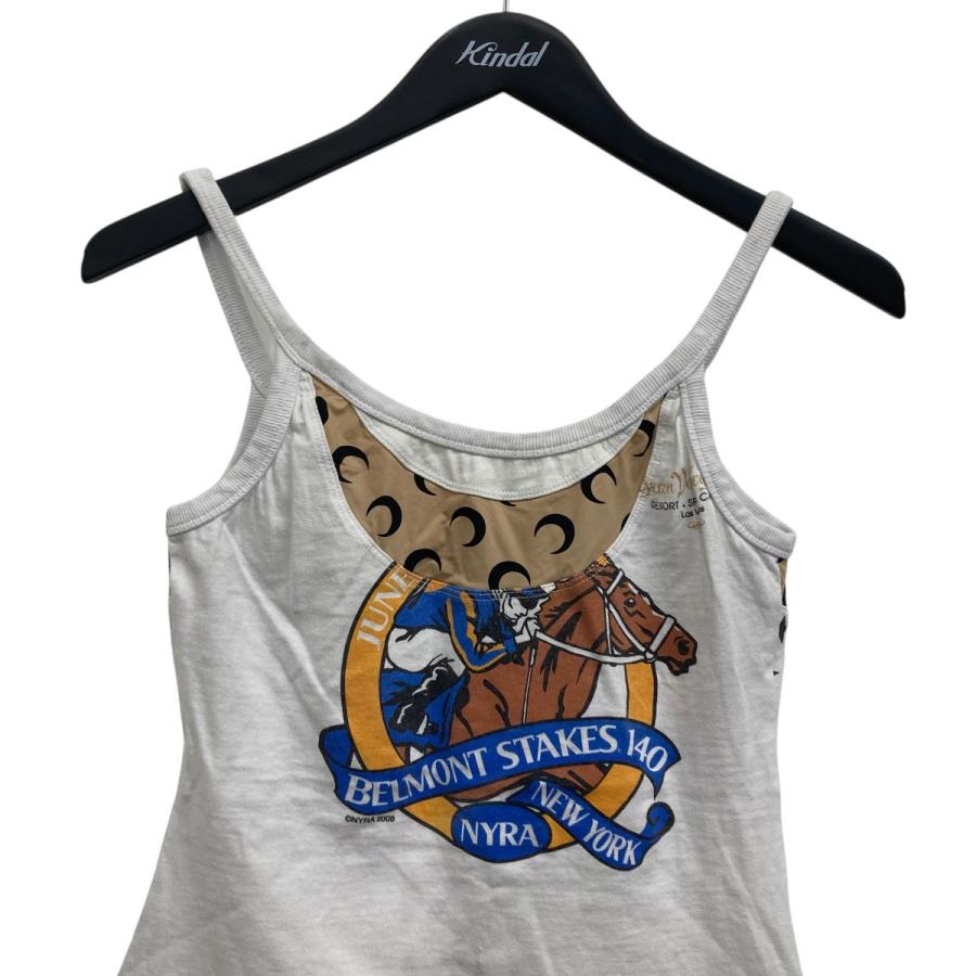 マリーン マリーンセル marine serre タンクトップ ホワイト サイズ：S