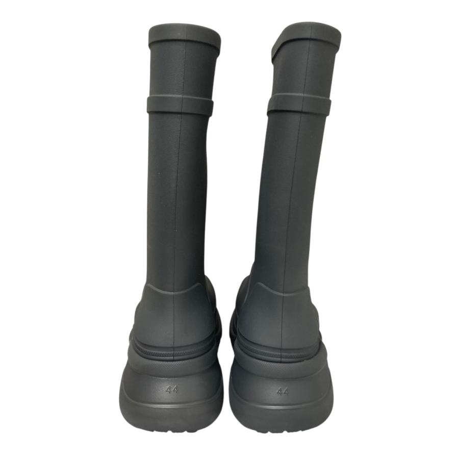 値下げ】BALENCIAGA×crocs ラバーロングブーツ グレー サイズ：44(29.5