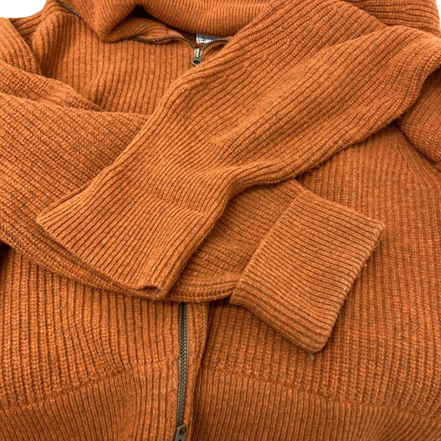 アンセルム ANCELLM ドライバーズニット オレンジ サイズ：2