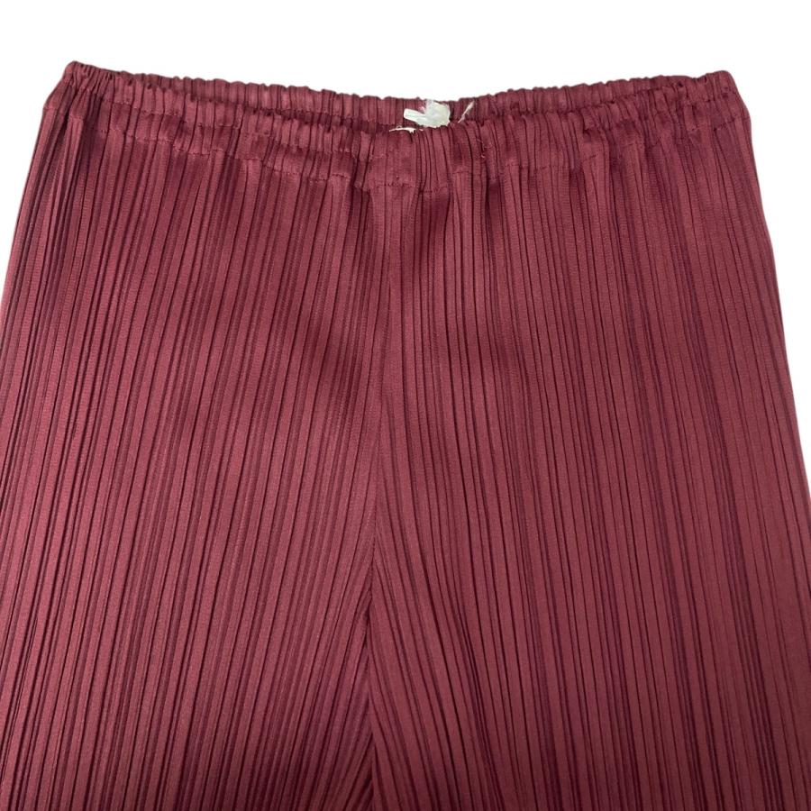PLEATS PLEASE（プリーツ プリーズ） プリーツパンツ ボルドー サイズ