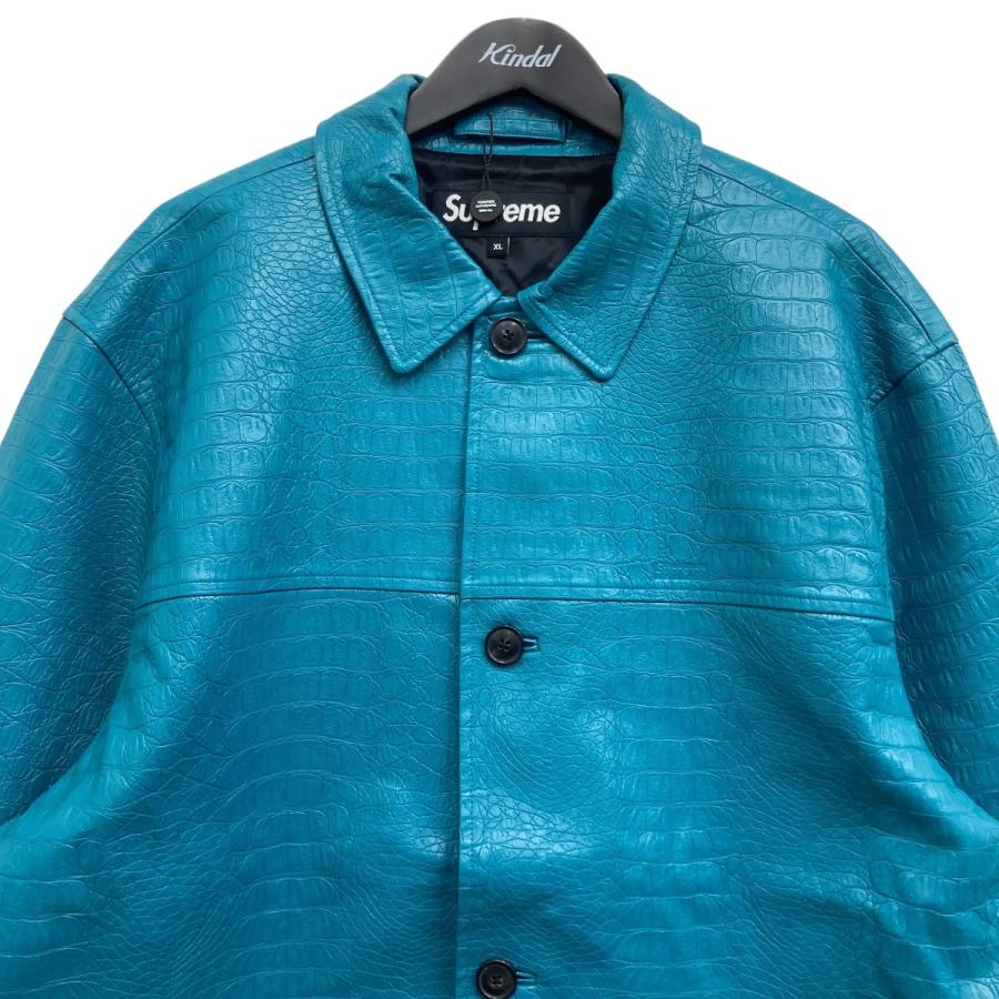 ジャケット・アウター SS22 Supreme Faux Croc Car Coat L Spring/Summer 2022 Preview – Supreme