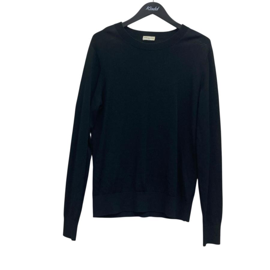 Dries Van Noten ブラックニット DRIES VAN NOTEN（ドリス ヴァン ノッテン） クルーネックニット