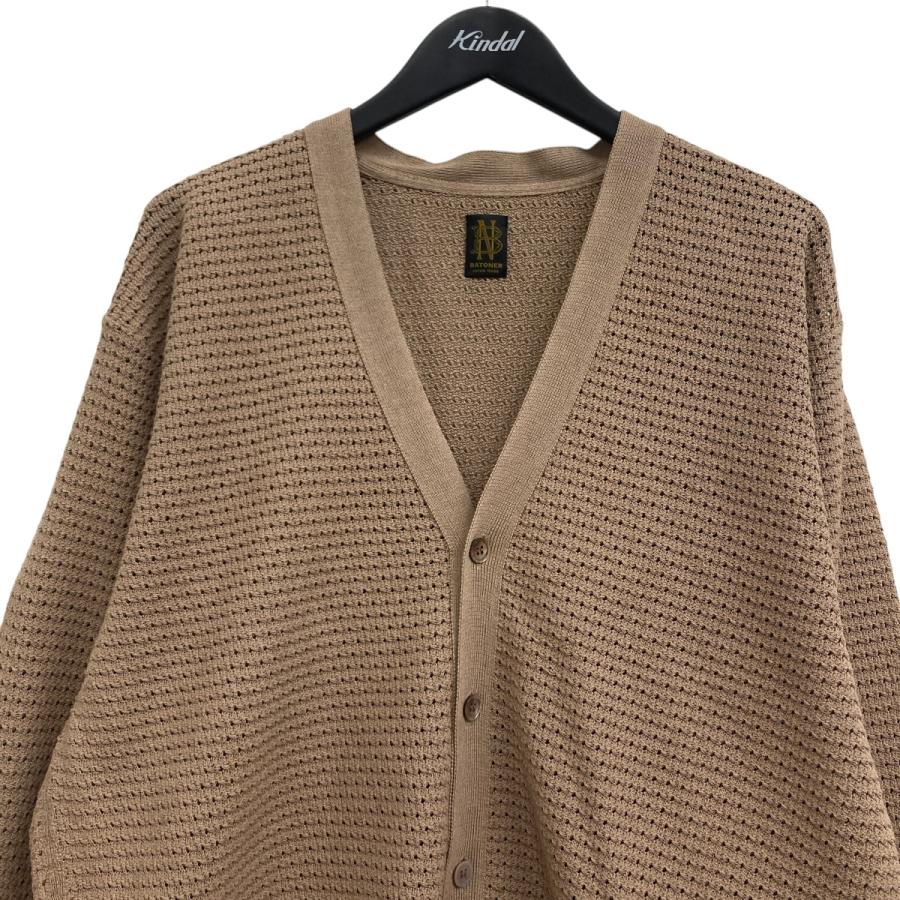 BATONER（バトナー） BATONER SUMMER KNIT VNECK CARDIGAN サマー