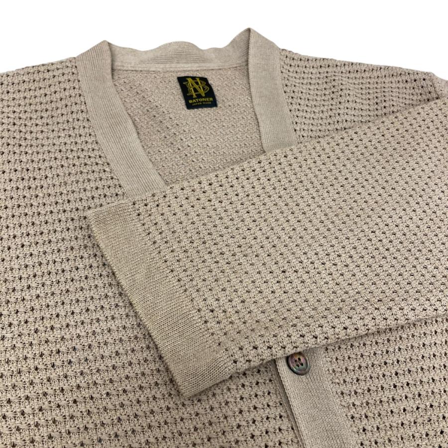 BATONER（バトナー） BATONER SUMMER KNIT VNECK CARDIGAN サマー