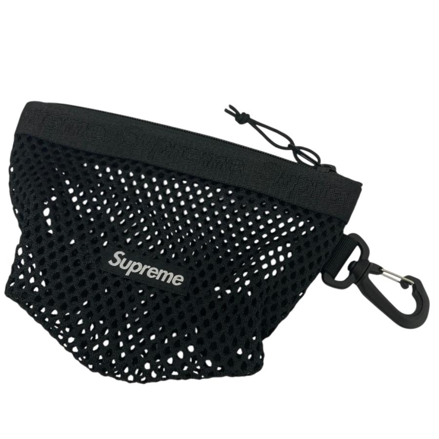【完全未開封】supreme Mesh Mini Pouch Black Supreme（シュプリーム） supreme Mesh Mini Pouch ポーチ ブラック