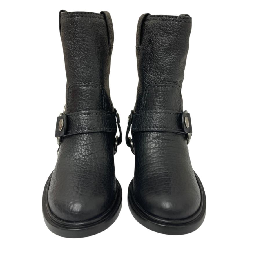 miumiuブラック レザー エンジニアブーツ サイズ35.5 miu miu（ミュウミュウ） 【値下げ】MIU MIU エンジニアリングブーツ