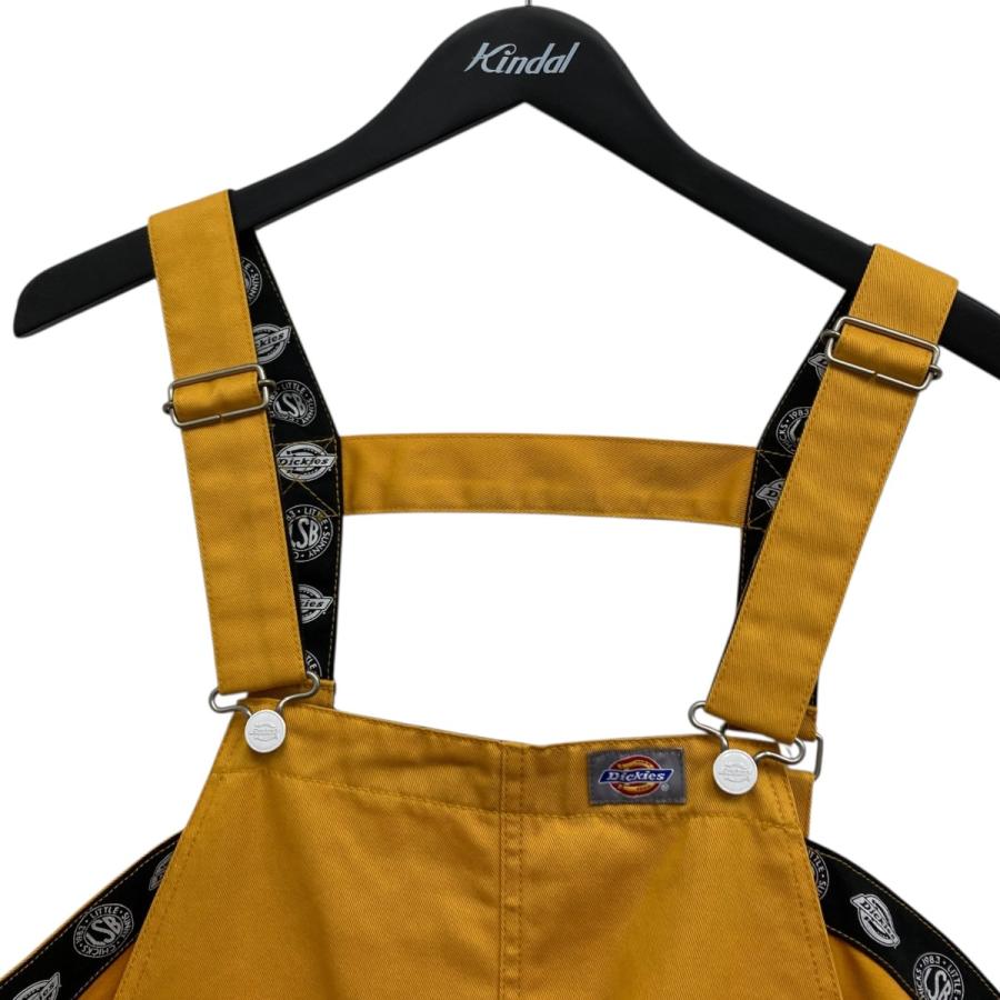 ディッキーズ Dickies×Little sunny bite ワークオーバーオール イエロー サイズ：S_1