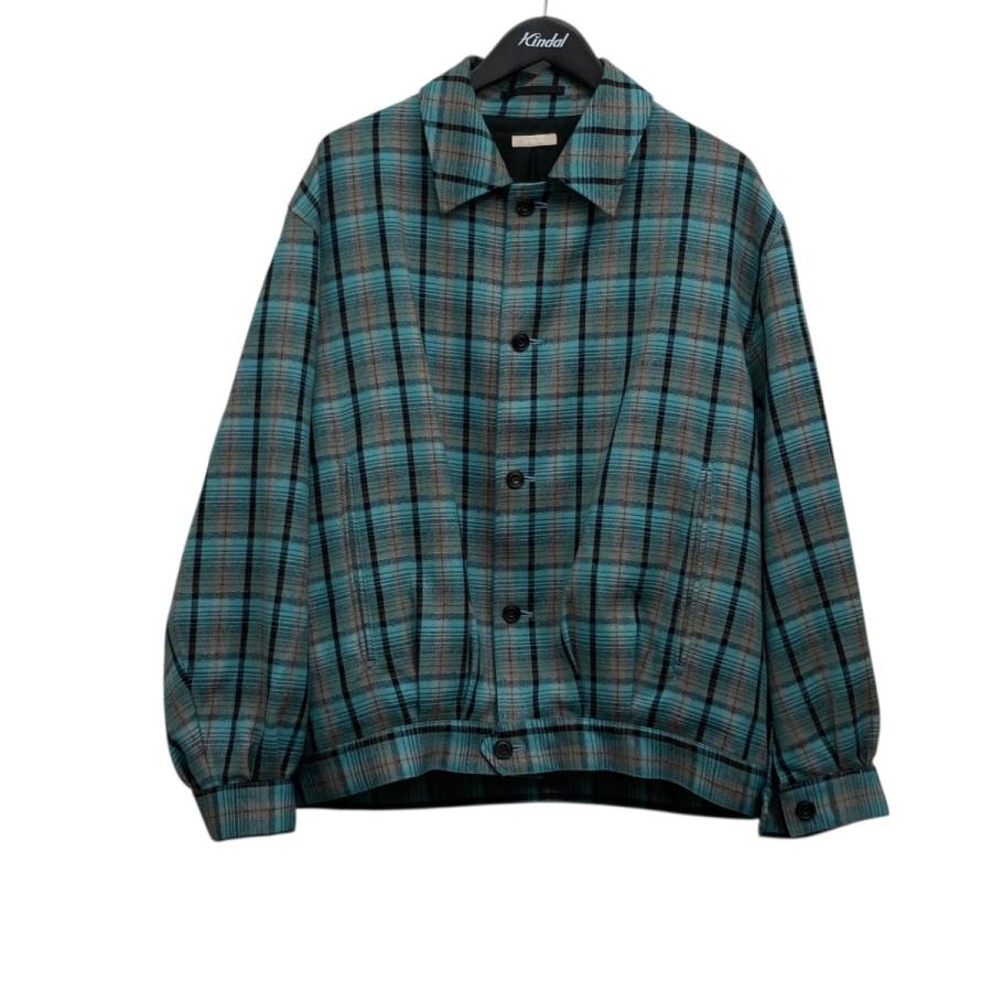 アルテリア ULTERIOR チェックジャケット ブルー : カインドオルYahoo