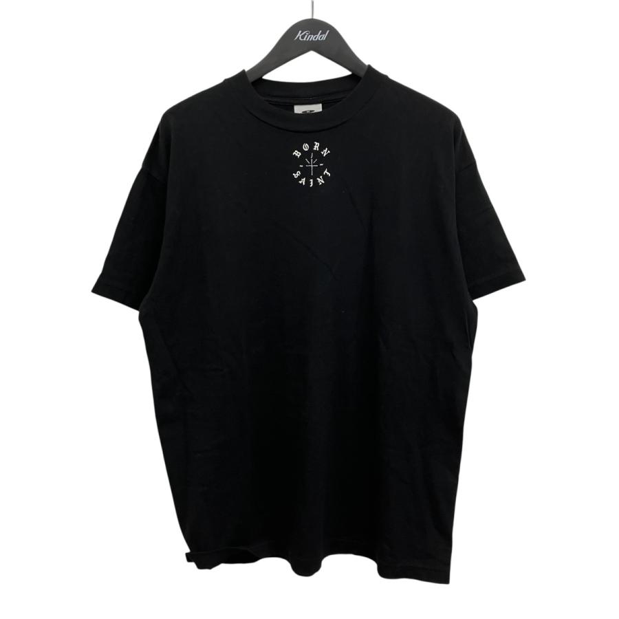 セントマイケル SAINT MICHAEL×BORN×RAISED ロゴTシャツ ブラック