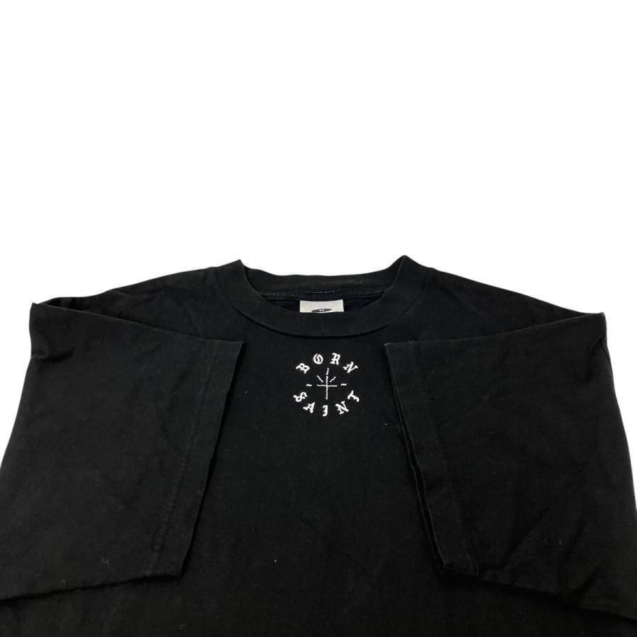 セントマイケル SAINT MICHAEL×BORN×RAISED ロゴTシャツ ブラック