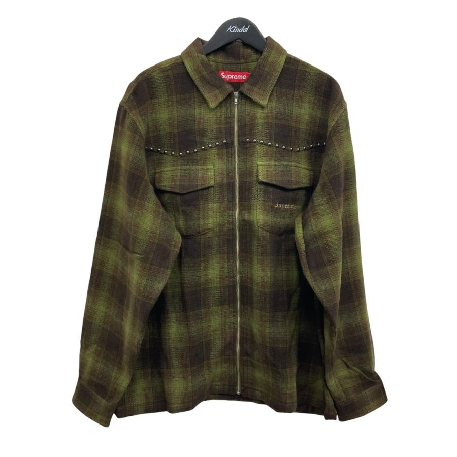 Supreme（シュプリーム） スタッズシャドウチェックジップアップ