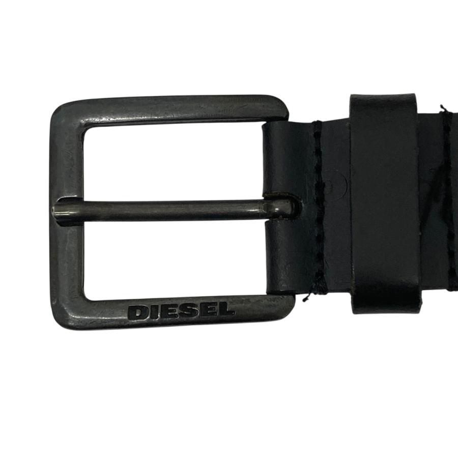 DIESEL（ディーゼル） バッファローレザーベルト ブラック サイズ：85