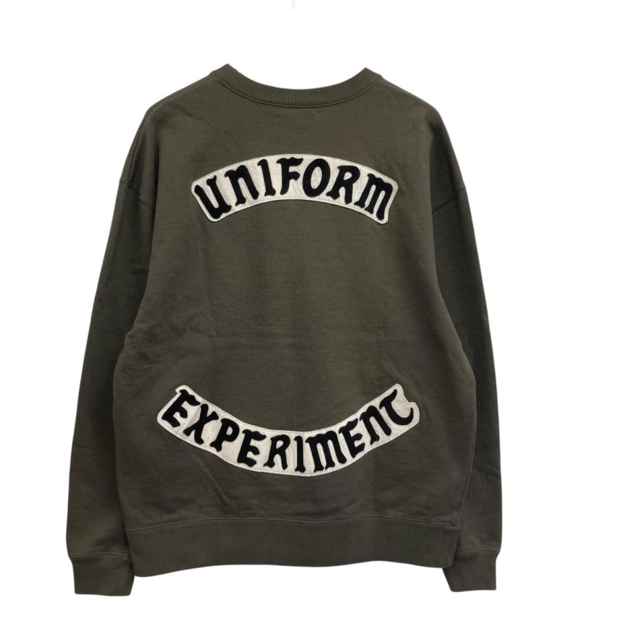 uniform experiment 【値下げ】uniform 24AW クルーネックスウェット 