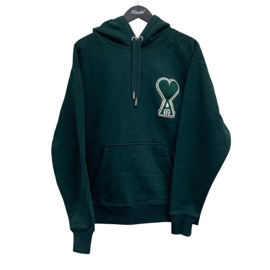 アミパリス AMI PARIS プルオーバーパーカー グリーン サイズ：M