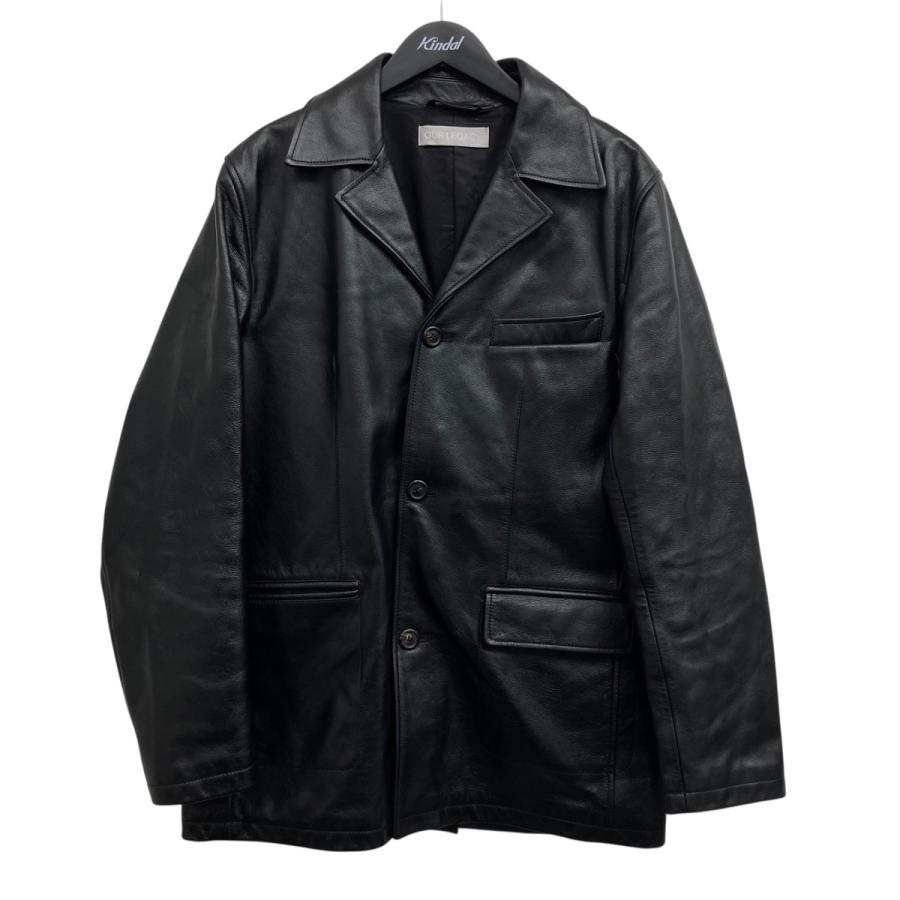OUR LEGACY ブラックレザーライダースジャケット OUR LEGACY Mini レザージャケット | ブラック | FARFETCH JP