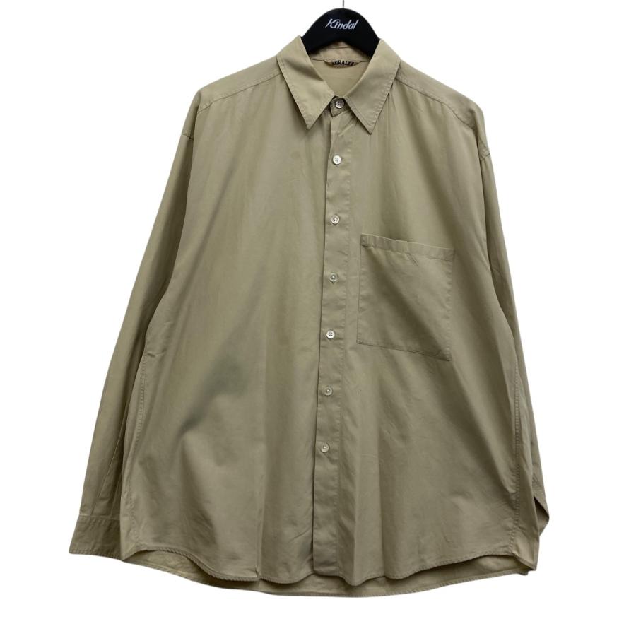 AURALEE（オーラリー） ロングスリーブシャツ ベージュ サイズ：5