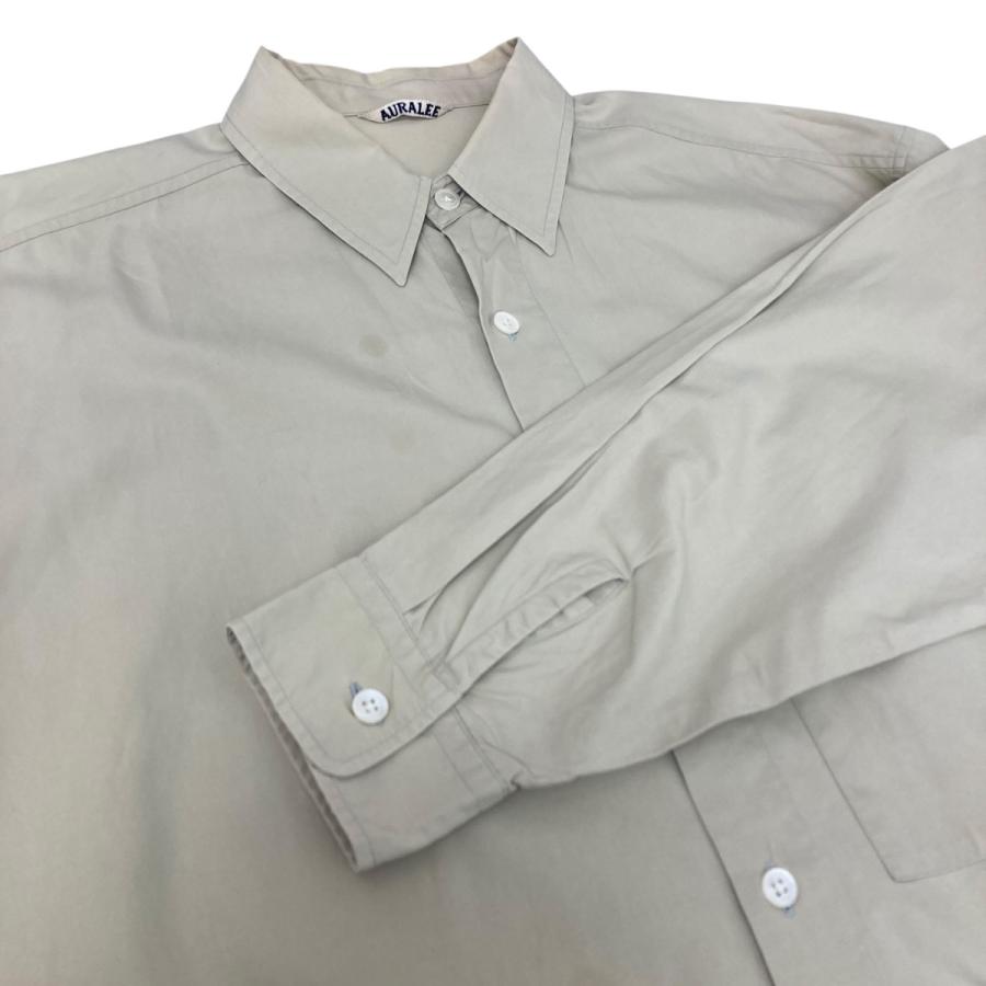 AURALEE（オーラリー） ロングスリーブシャツ ベージュ サイズ：5