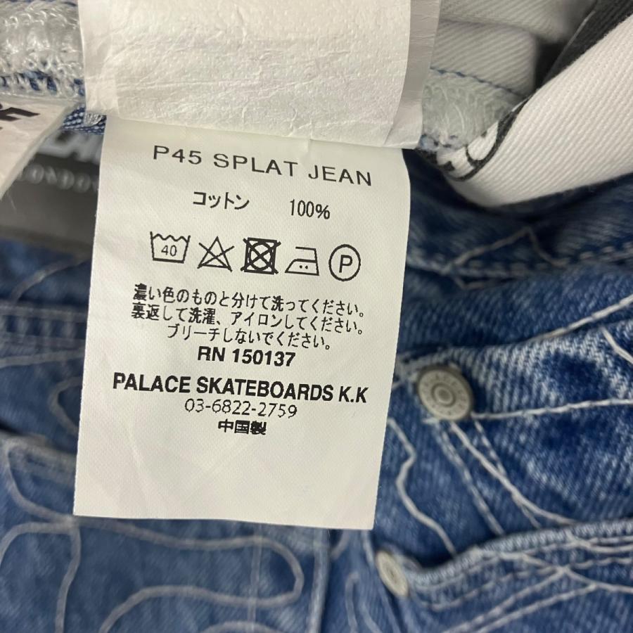 PALACE（パレス） PALACE P45 SPLAT JEAN エンブロイダリーデザイン