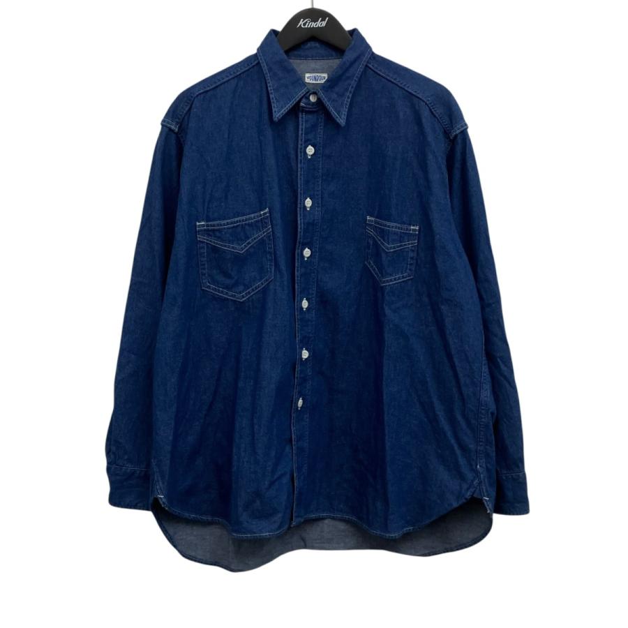 ファウンダール FOUNDOUR DENIM SHIRT デニムシャツ インディゴ