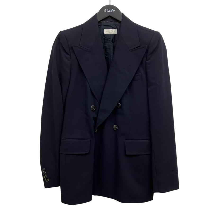 DRIES VAN NOTEN テーラードジャケット サイズ46 ネイビー DRIES VAN NOTEN（ドリス ヴァン ノッテン） テーラードジャケット