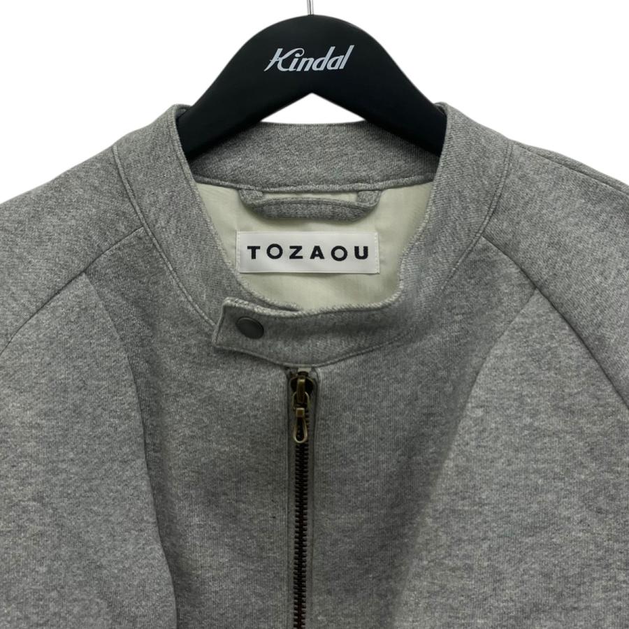TOZAOU ジップアップスウェットジャケット グレー サイズ：M
