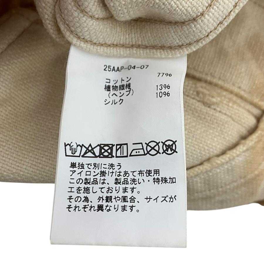 【値下げ】APRESSE Vintage Silk Hemp Double Knee Pants ダブルニーパンツ アイボリー サイズ：1 (渋谷神南の画像