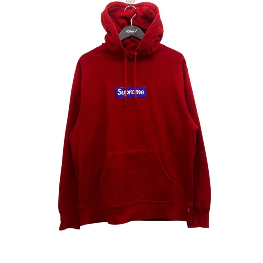 Supreme パーカー Lサイズ 赤 Supreme（シュプリーム） プルオーバーパーカー レッド サイズ：L