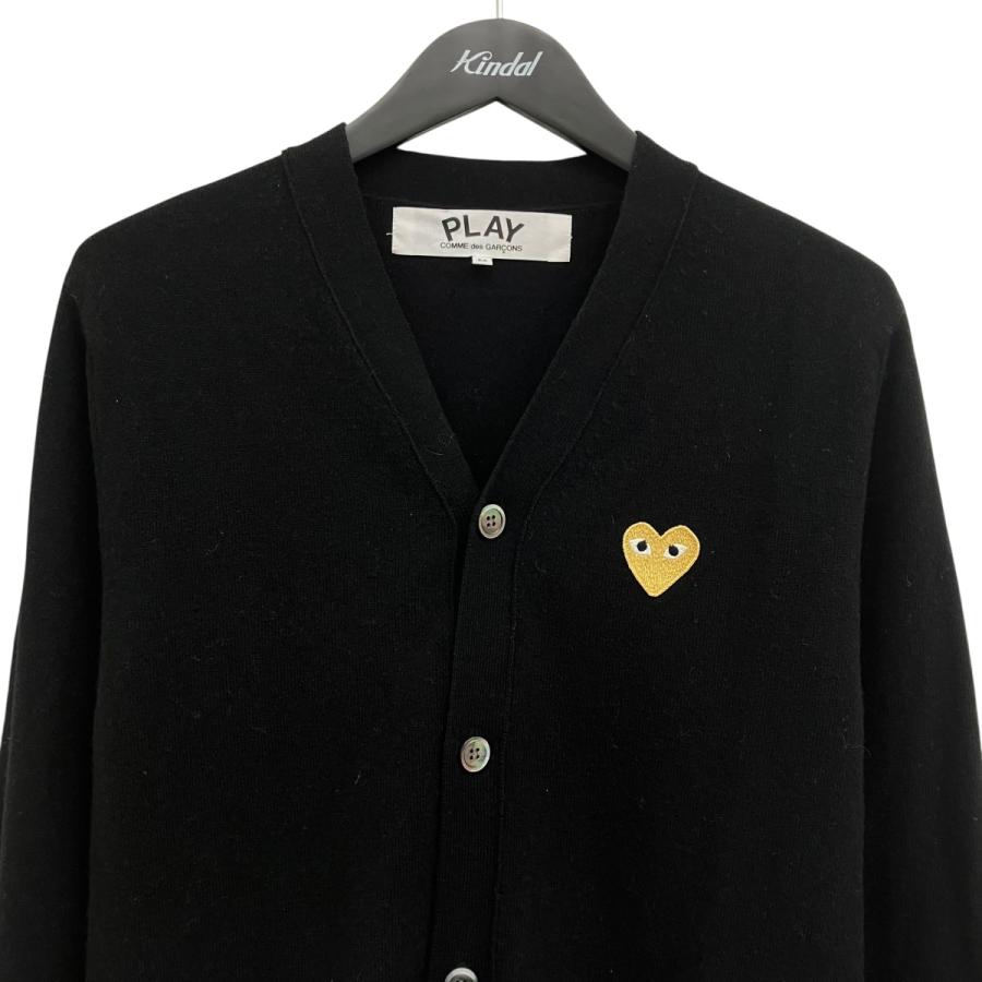プレイ ゴールドハート カーディガン COMME des GARCONS - プレイ ゴールドハート カーディガンの通販 by