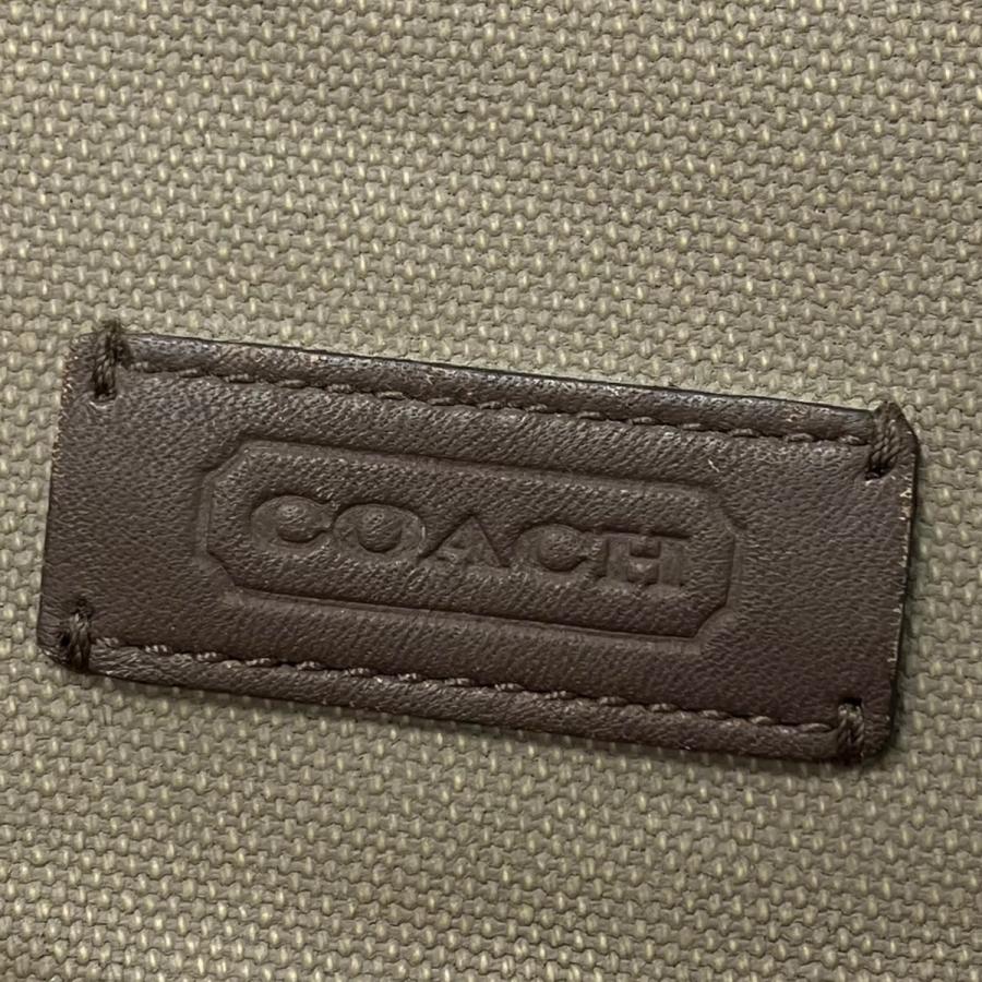 COACH（コーチ） ビジネスバッグ ベージュ×イエロー サイズ