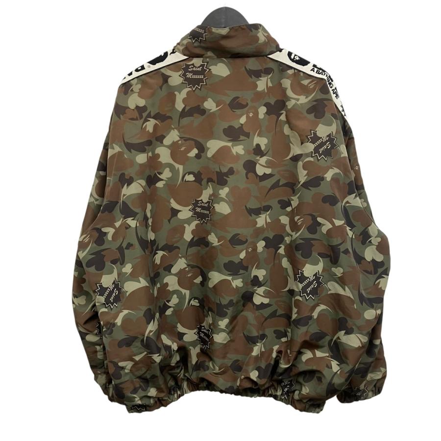 【値下げ】SAINT MICHAEL×A BATHING APE トラックジャケット カーキ サイズ：L (渋谷神南店)の画像