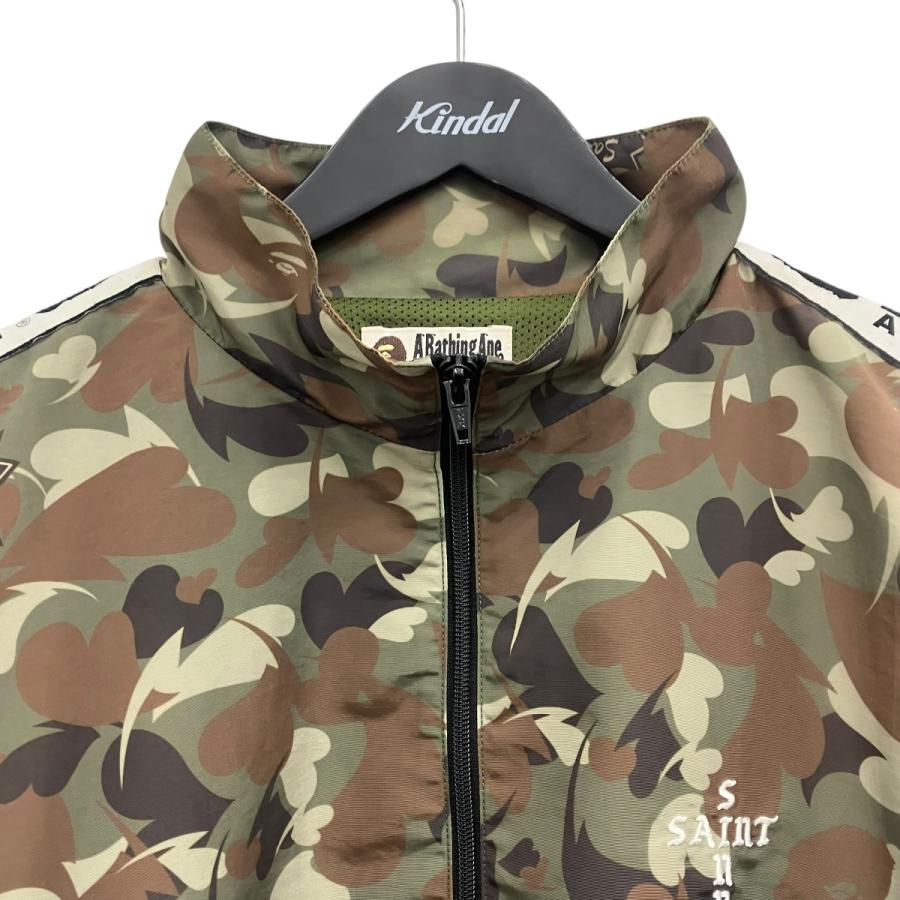 【値下げ】SAINT MICHAEL×A BATHING APE トラックジャケット カーキ サイズ：L (渋谷神南店)の画像