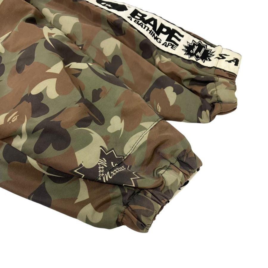 【値下げ】SAINT MICHAEL×A BATHING APE トラックジャケット カーキ サイズ：L (渋谷神南店)の画像