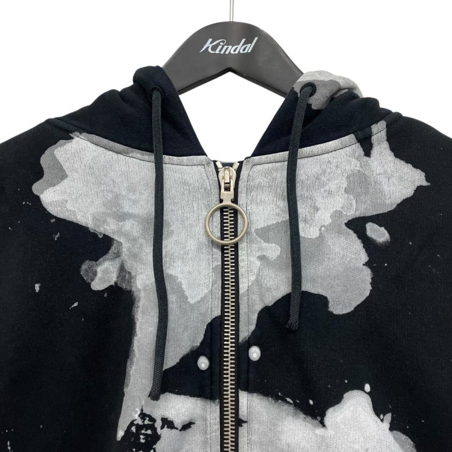 off white（オフホワイト） ジップパーカー ブラック サイズ：XXS
