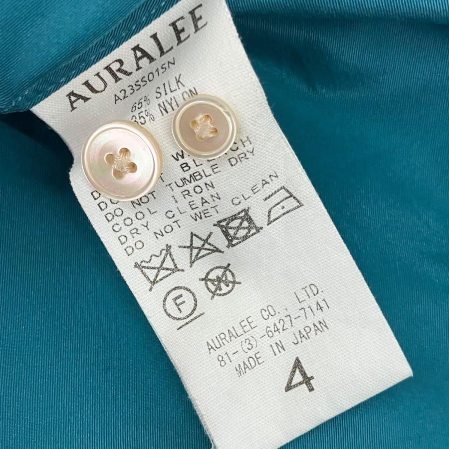 AURALEE 長袖シャツ　サイズ4 AURALEE / オーラリー | WASHED FINX TWILL SHIRT (メンズ) - Light トップス