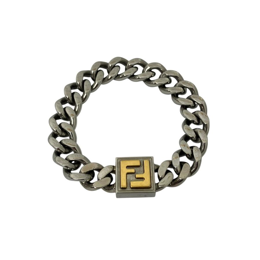FENDI（フェンディ） FENDI FFロゴブレスレット シルバー